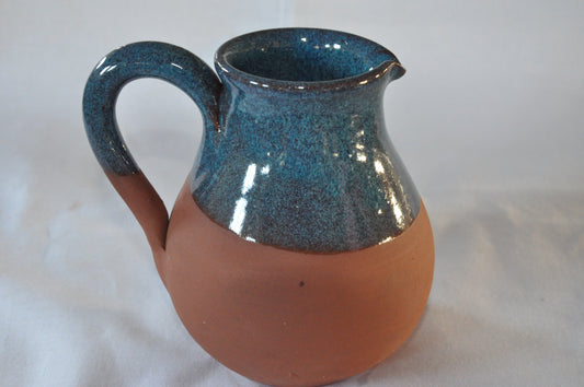 Handmade Ceramic Pitcher – Glazed Natural Clay Water Jug, Eco-Friendly & Heat-Resistant Carafe
