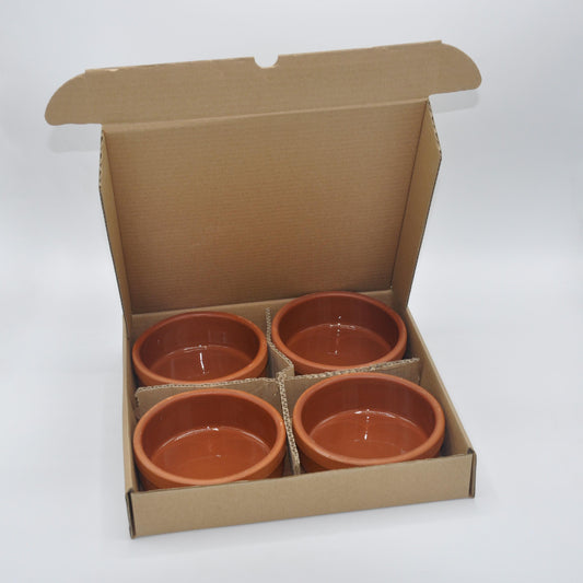 XL Handmade Glazed Terra Cotta Bowls – Durable, Natural & Food-Safe Clay Cookware for Everyday Use